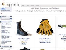 Tablet Screenshot of firefightersafety.com
